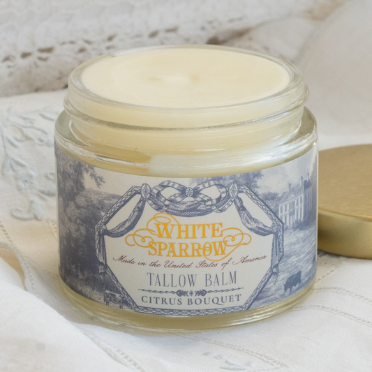 organic orange tallow balm