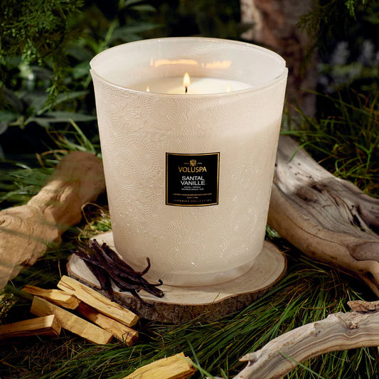 santal vanille candle