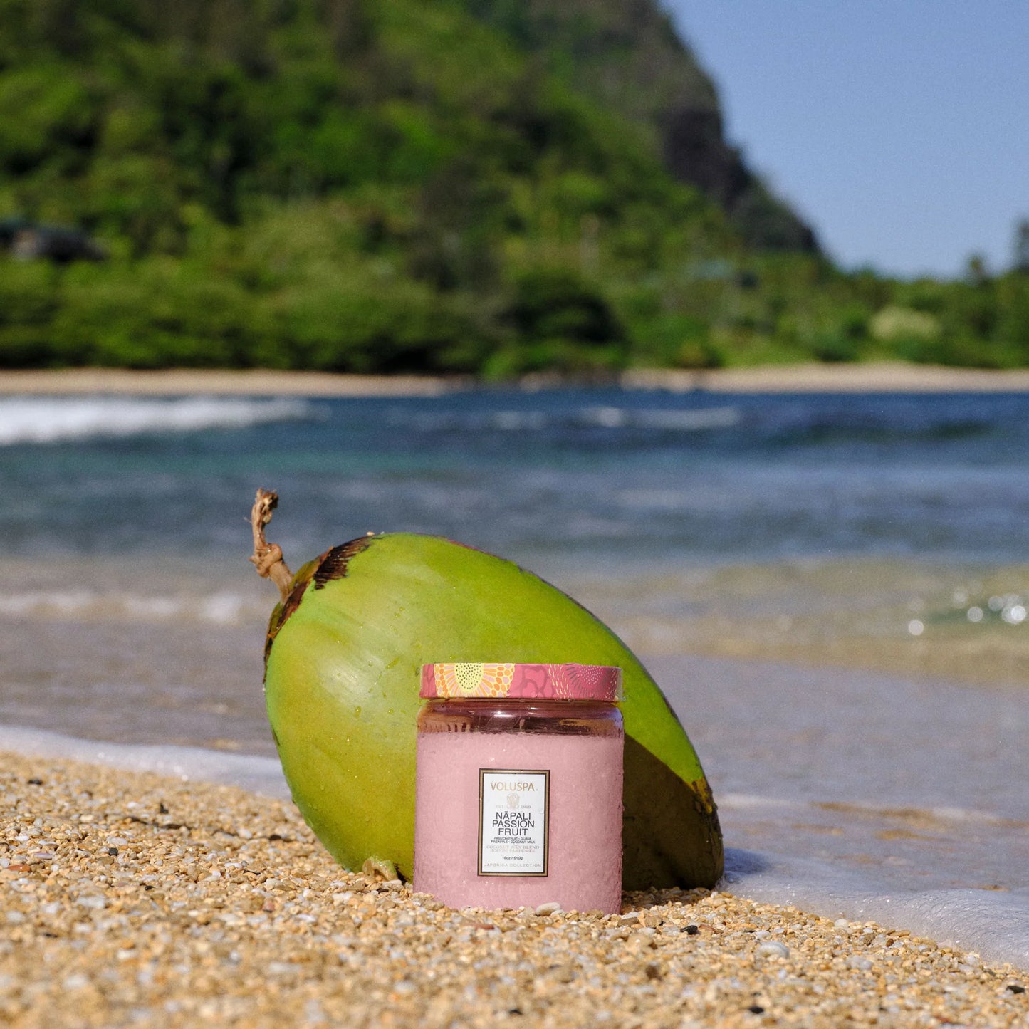 nāpali passion fruit large jar candle