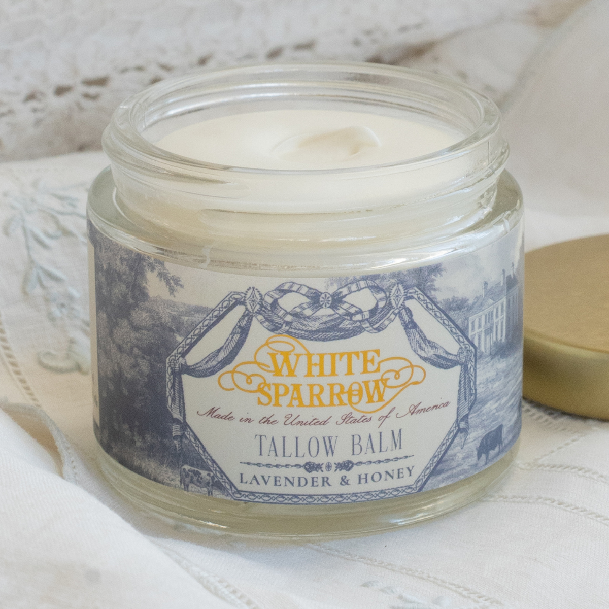 organic lavender + honey tallow balm