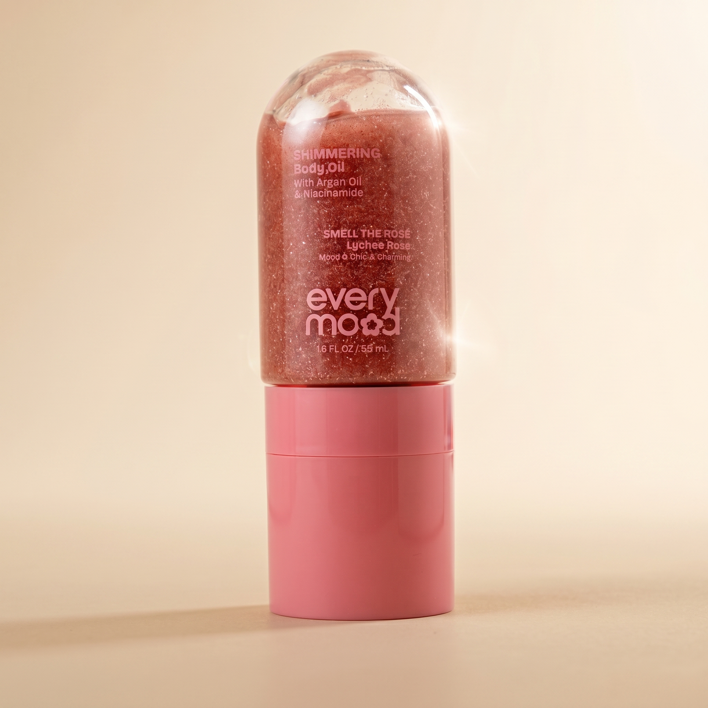 rosewater shimmer body oil