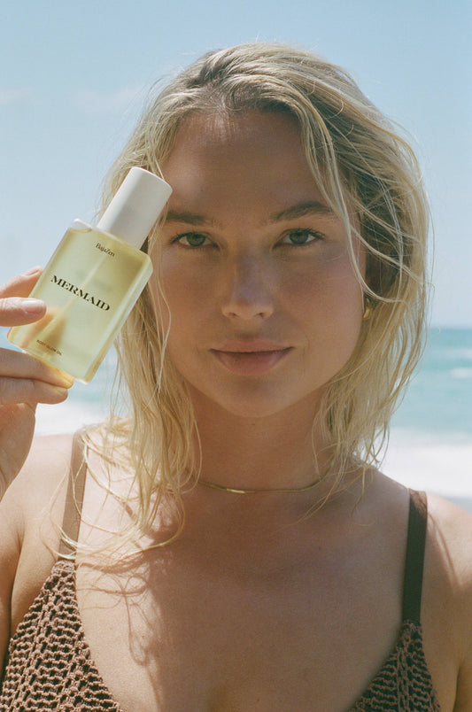 mermaid body glow oil