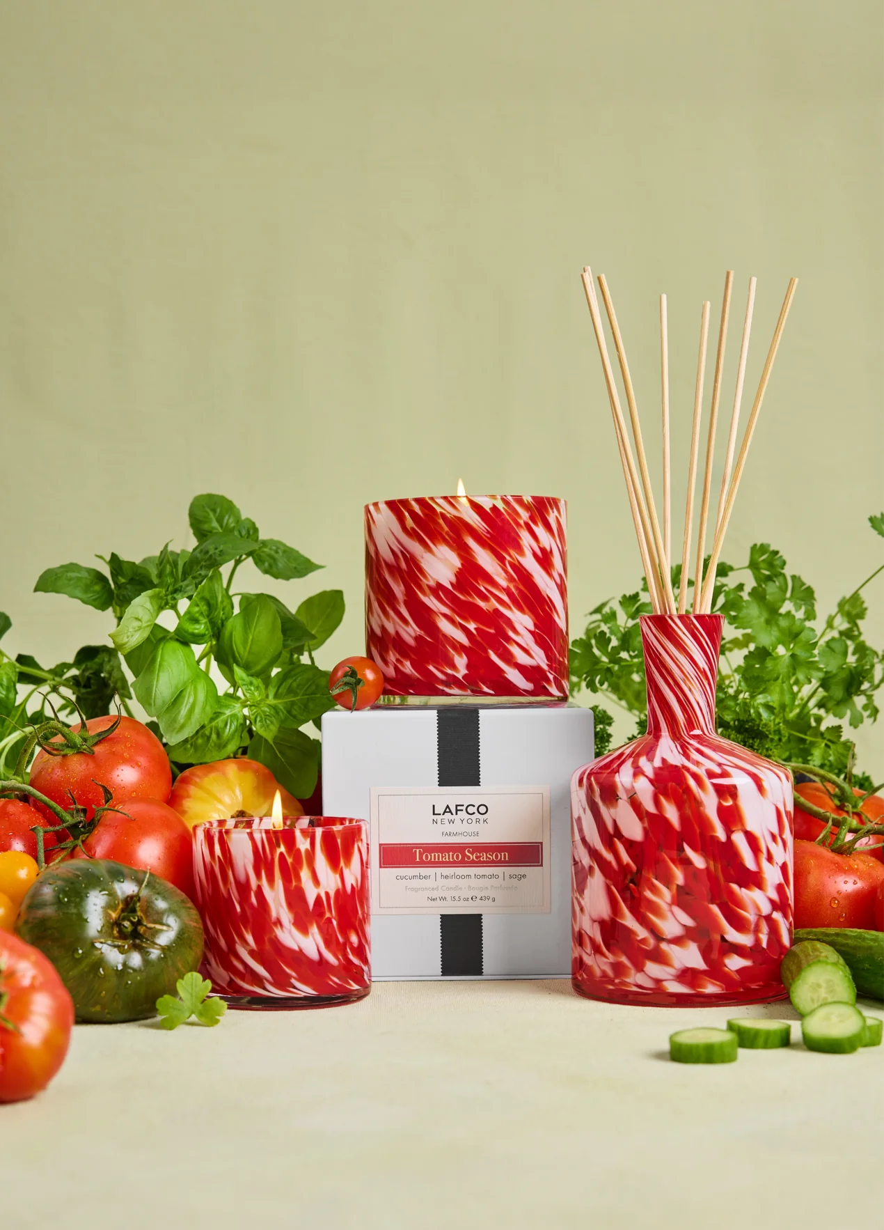 tomato season signature candle