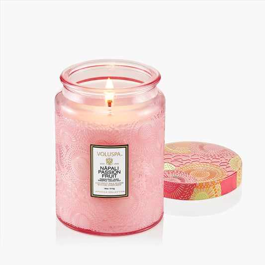 nāpali passion fruit small jar candle