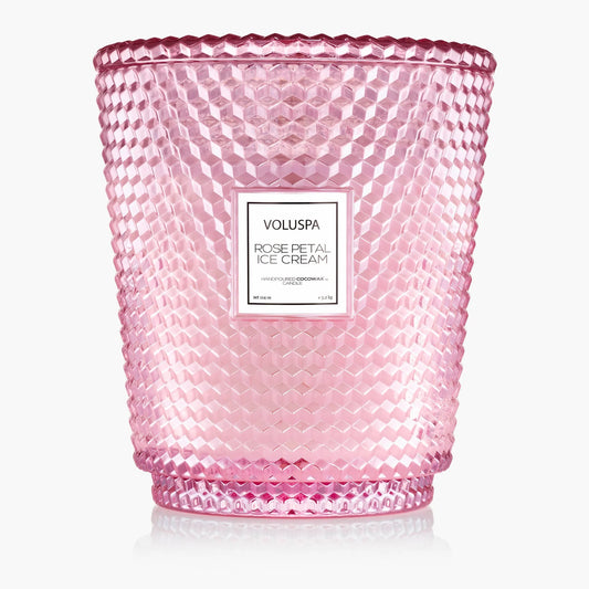 rose petal ice cream XL candle