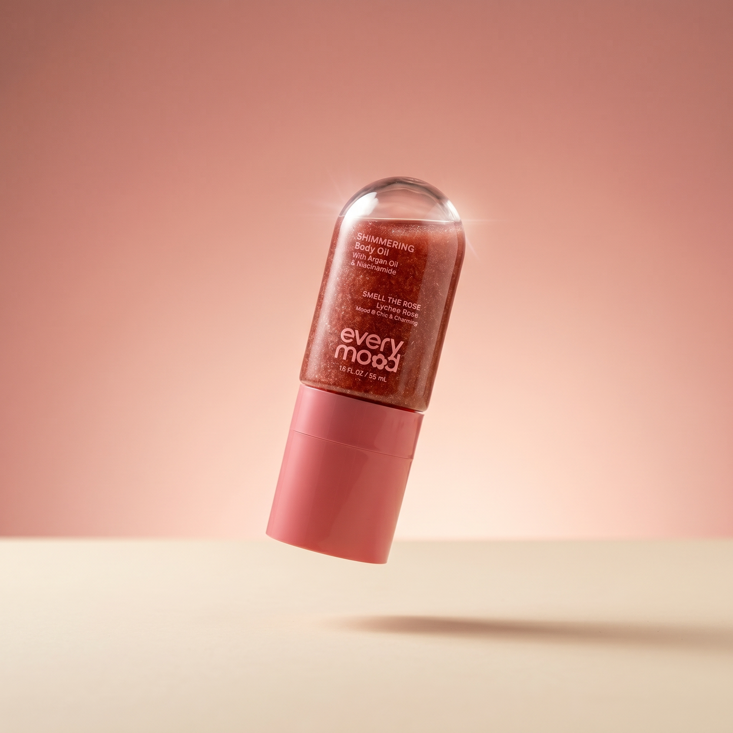 rosewater shimmer body oil