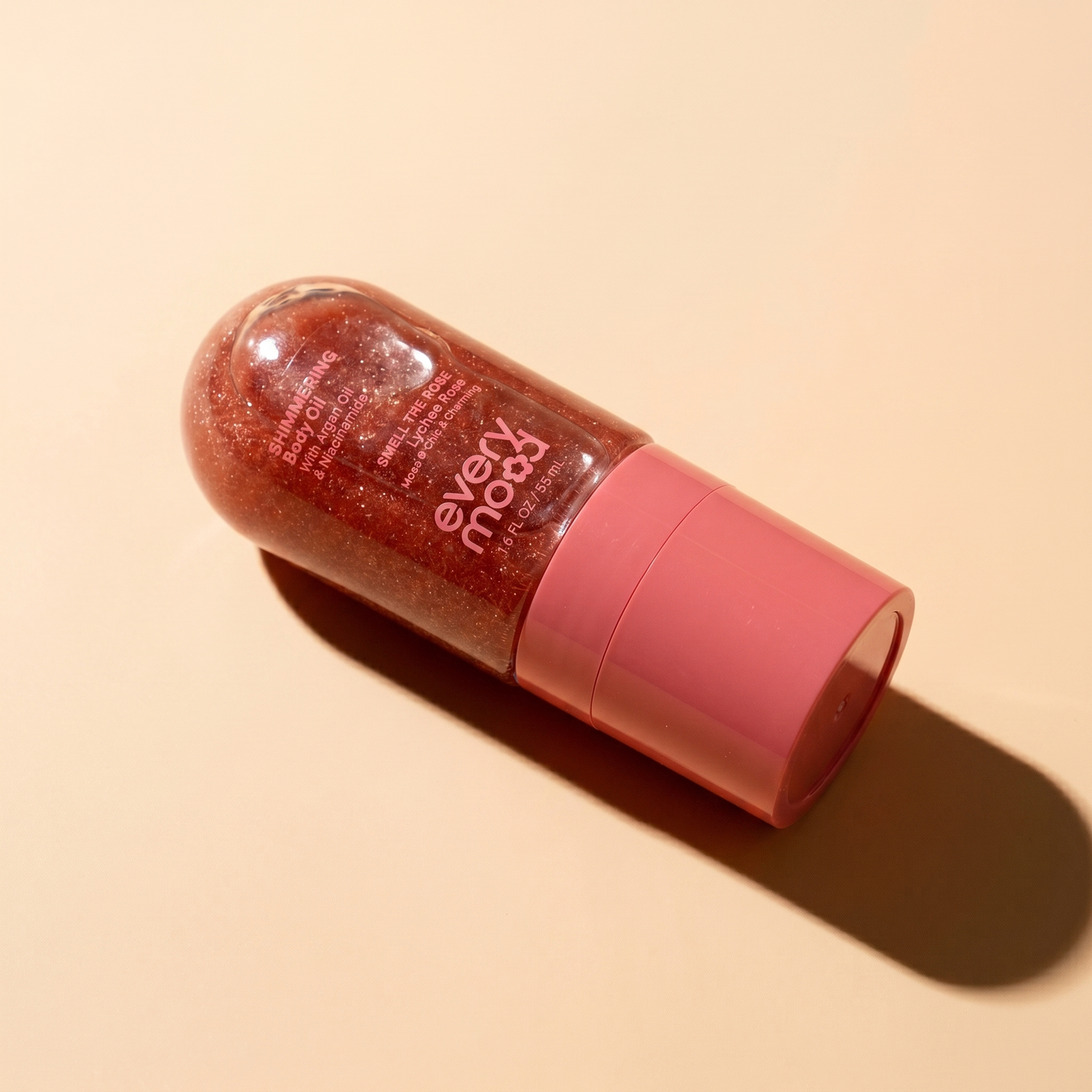 rosewater shimmer body oil