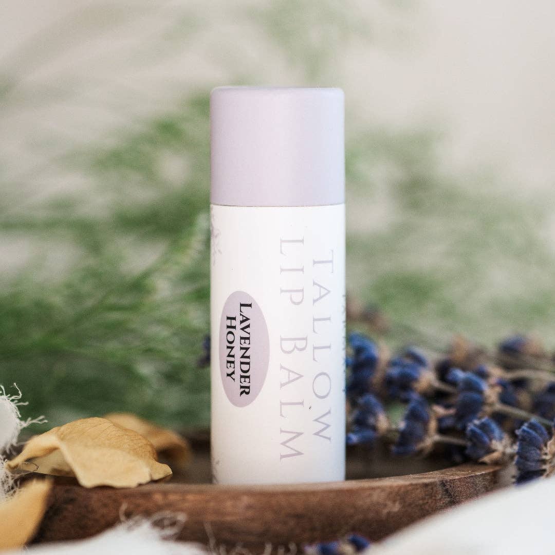 organic tallow lip balm