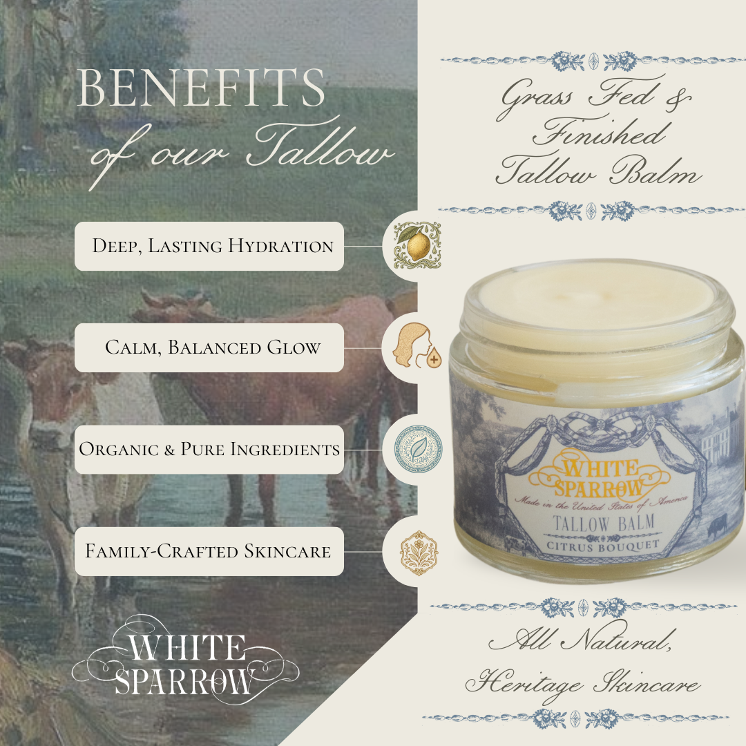 organic orange tallow balm