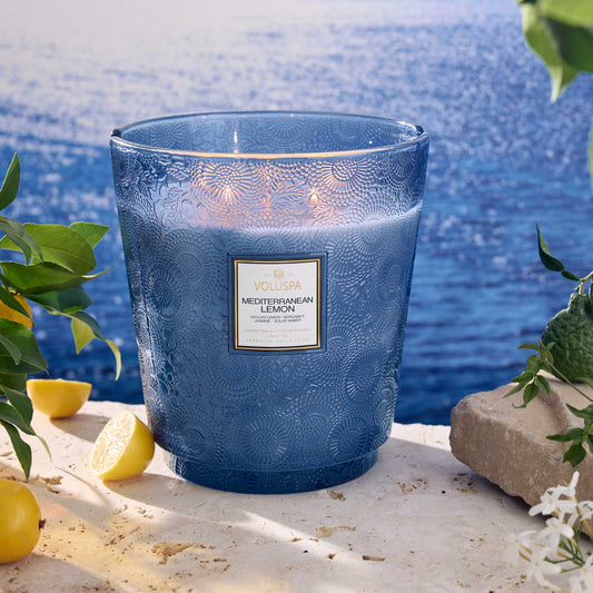 mediterranean lemon candle